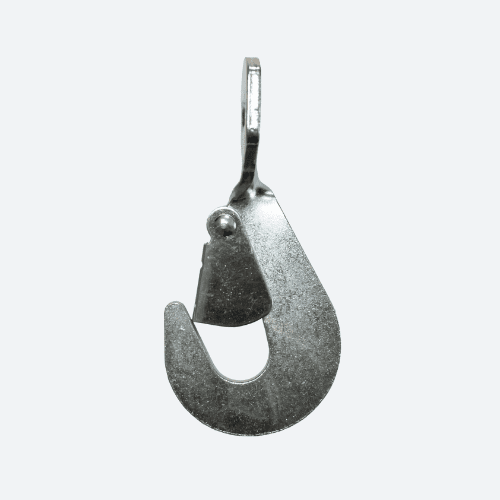 Twisted carabiner 50 mm, hook for tape 50 mm