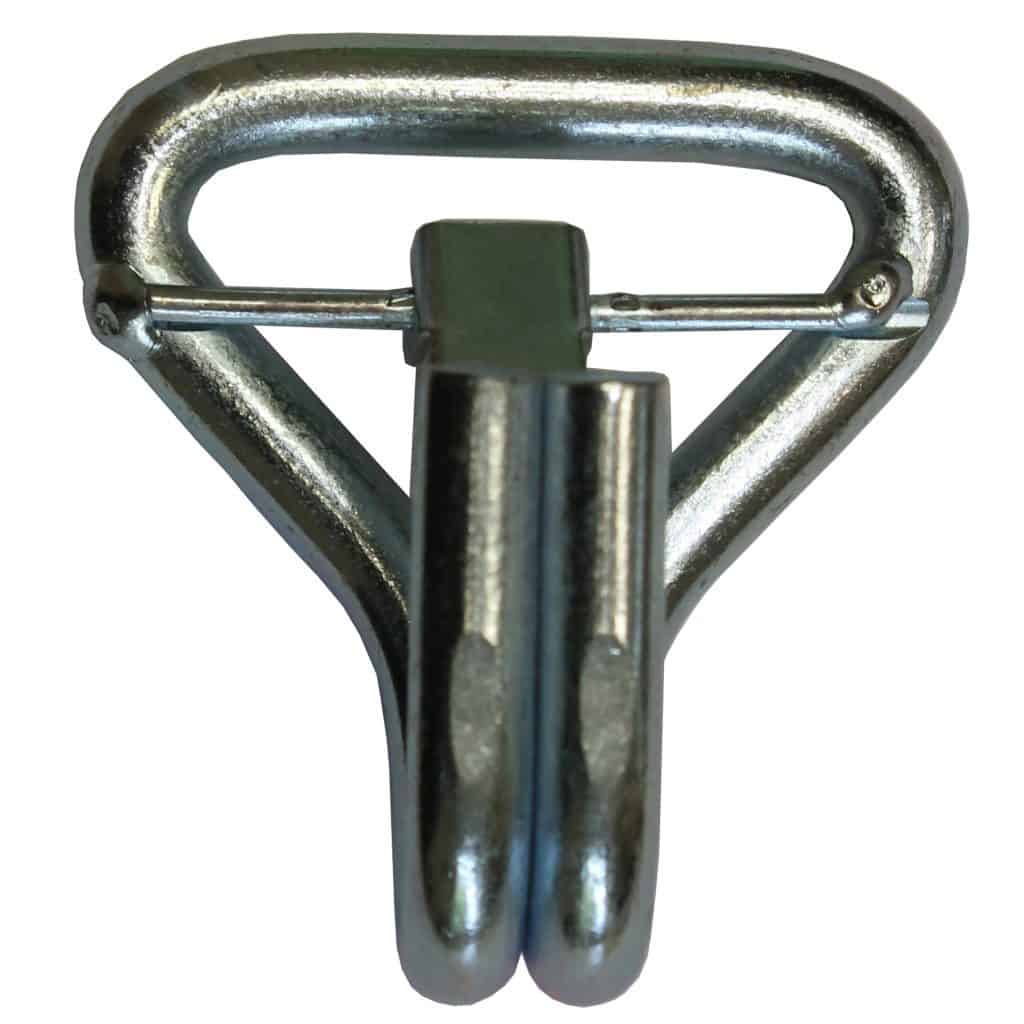 Claw hook with safety 50 mm