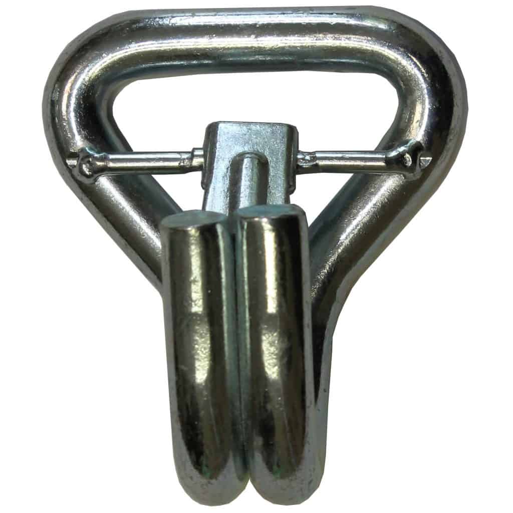 Claw hook with safety 50 mm